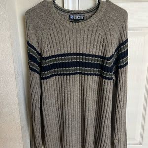 Varsity sweater!